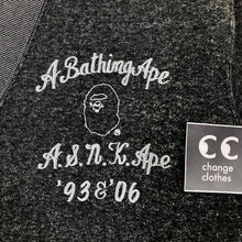 Load image into Gallery viewer, 2006 BAPE SWEAT CARDIGAN HEATHER CHARCOAL
