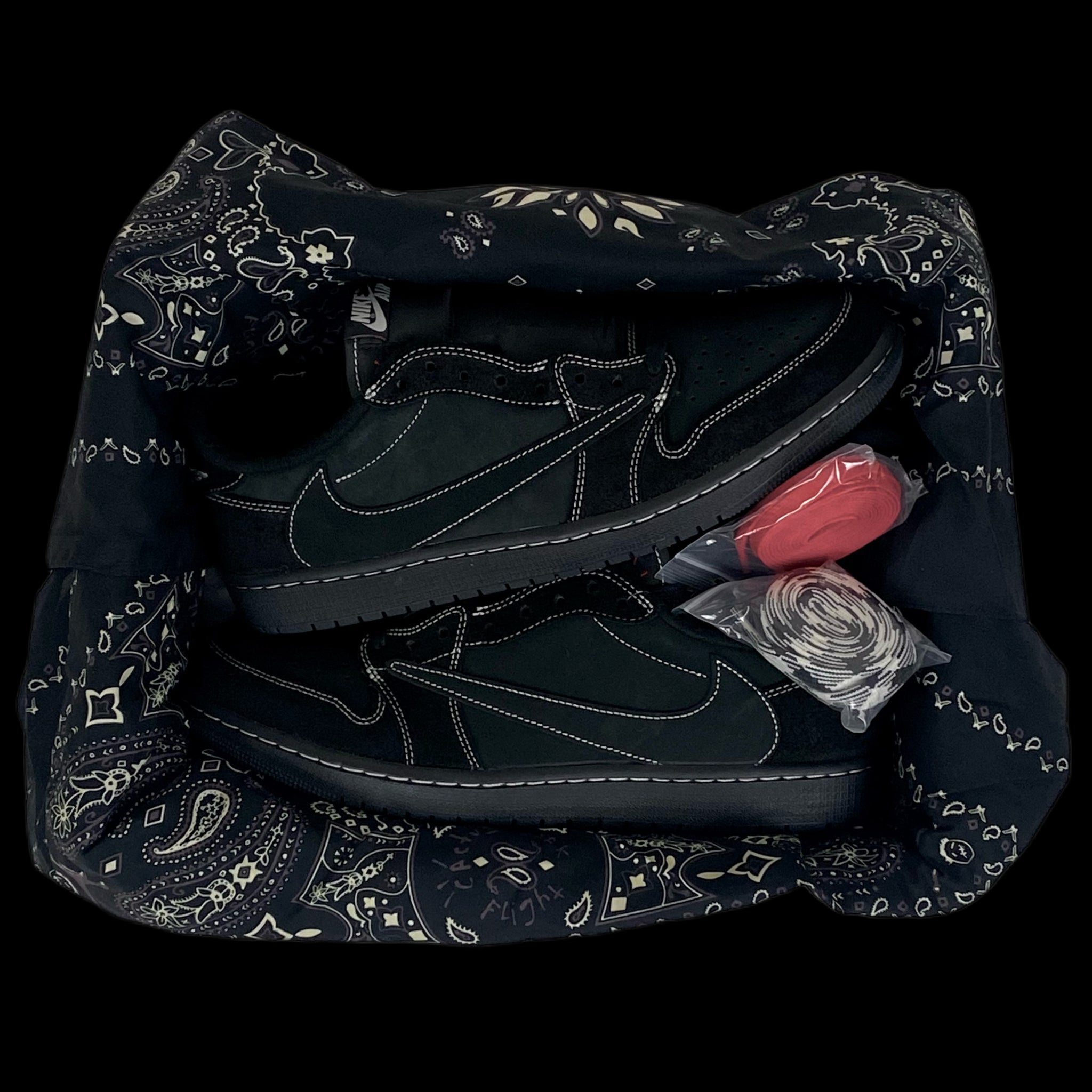 travis scott // nike air jordan 1 black phantom 2022 – change clothes