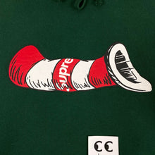 Load image into Gallery viewer, Supreme Cat in the Hat Hoodie Green
