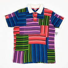 Load image into Gallery viewer, OG BAPE Patchwork Pique Apehead Polo Shirt 2006
