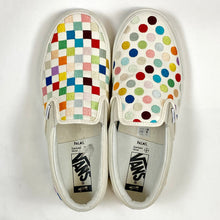 Load image into Gallery viewer, damien hirst vans slip ons spots &amp; checkers 2019
