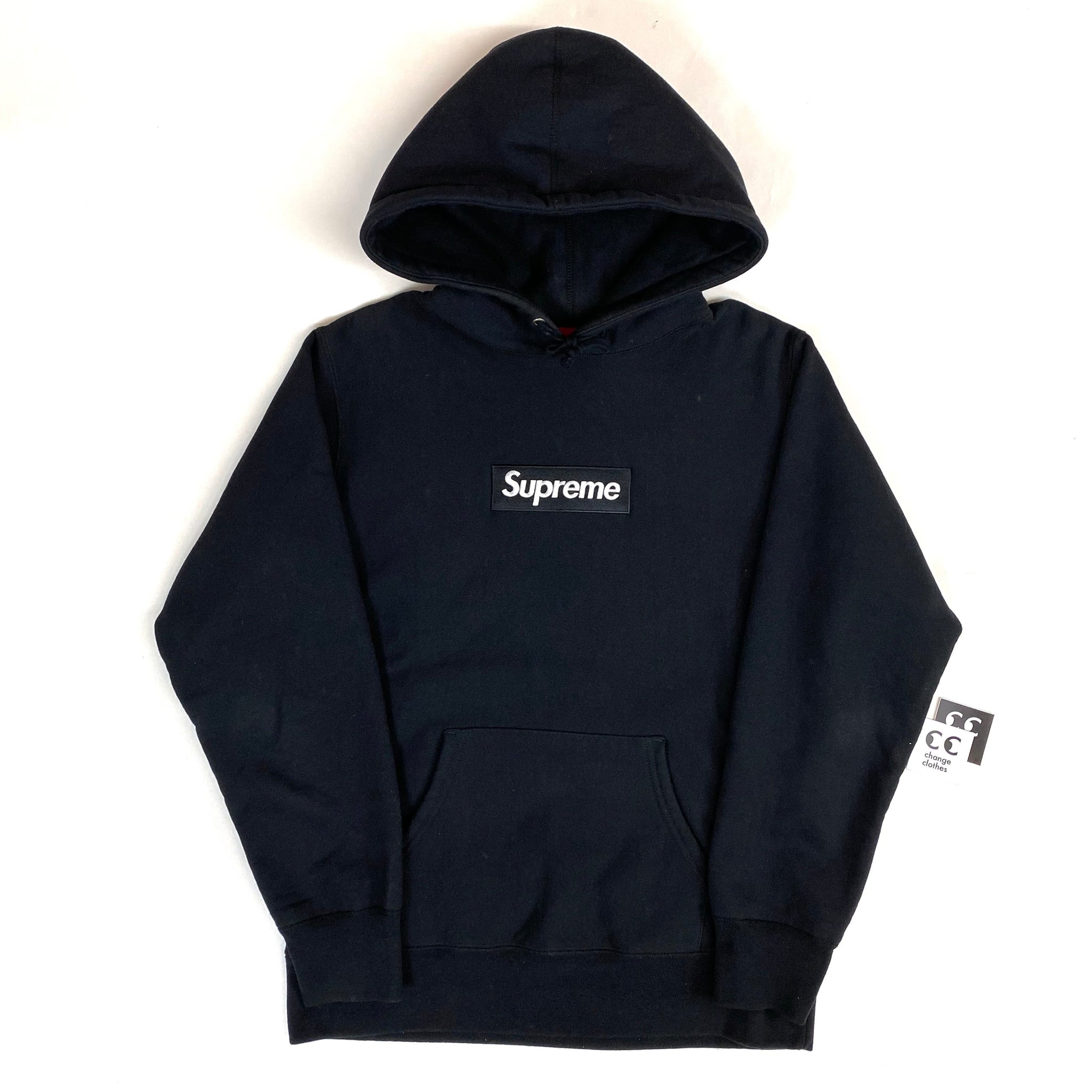 Supreme Box Logo Hoodie Black 2016 – change clothes