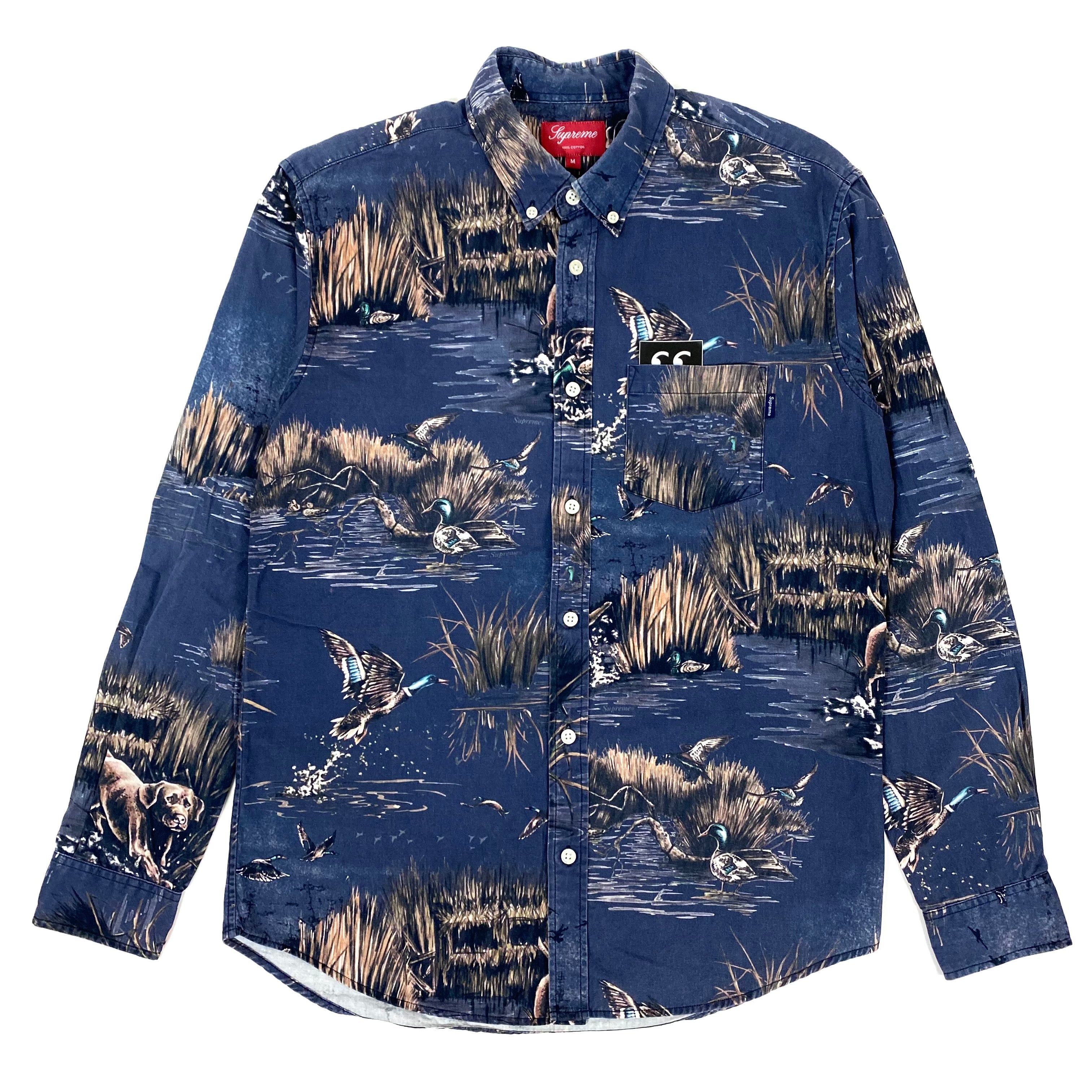 Supreme Dogs & Ducks Button Up Shirt – change clothes