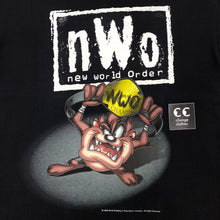 Load image into Gallery viewer, NWO x Tazz Looney Tunes WCW Wrestling Belt Vintage Tee Shirt 1998
