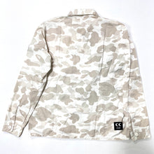 Load image into Gallery viewer, Bape 1st Snow Camo Military Button Up Shirt
