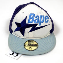 Load image into Gallery viewer, Bape Sta Logo 59FIFTY Fitted Cap New Era Hat 2008
