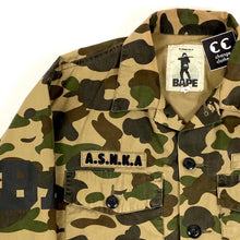 Load image into Gallery viewer, Bape 1st Camo Military Button Up Shirt ASNKA 2006
