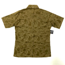 Load image into Gallery viewer, Bape Jacquard Camo Button Up Shirt
