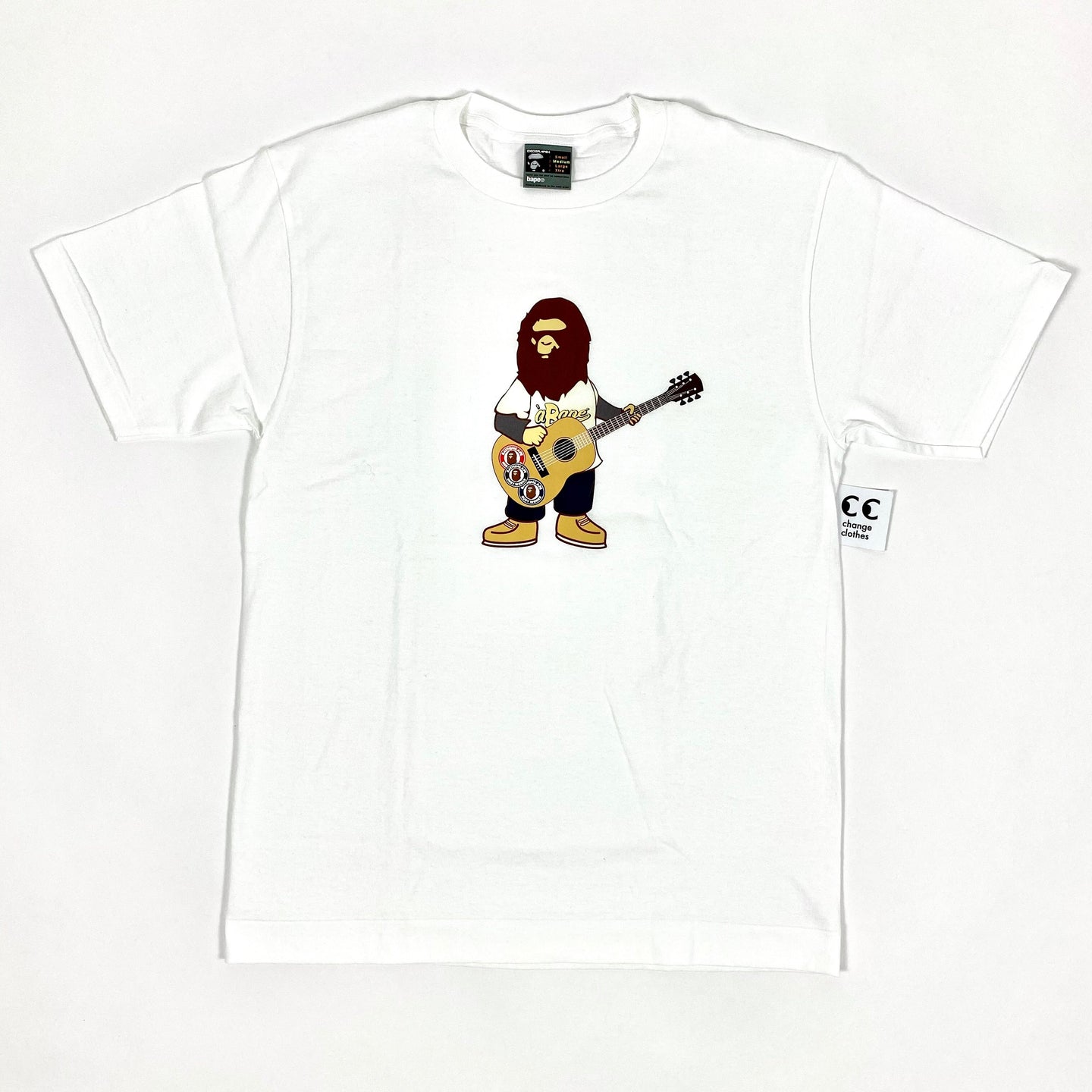 Bape Acoustic Guitar Tee Shirt 2000s