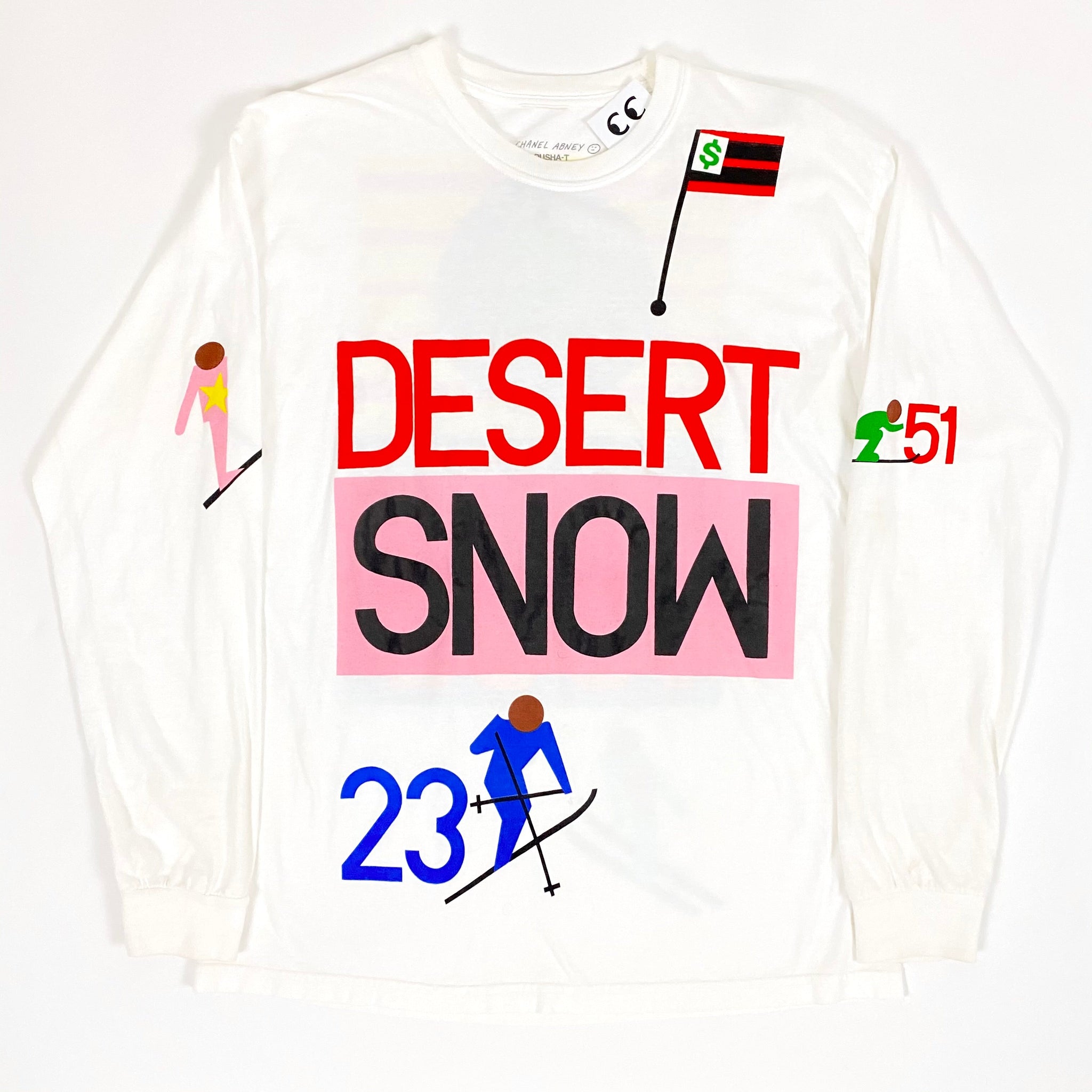 2019 pusha t // nina chanel abney desert snow long sleeve tee coachell –  change clothes