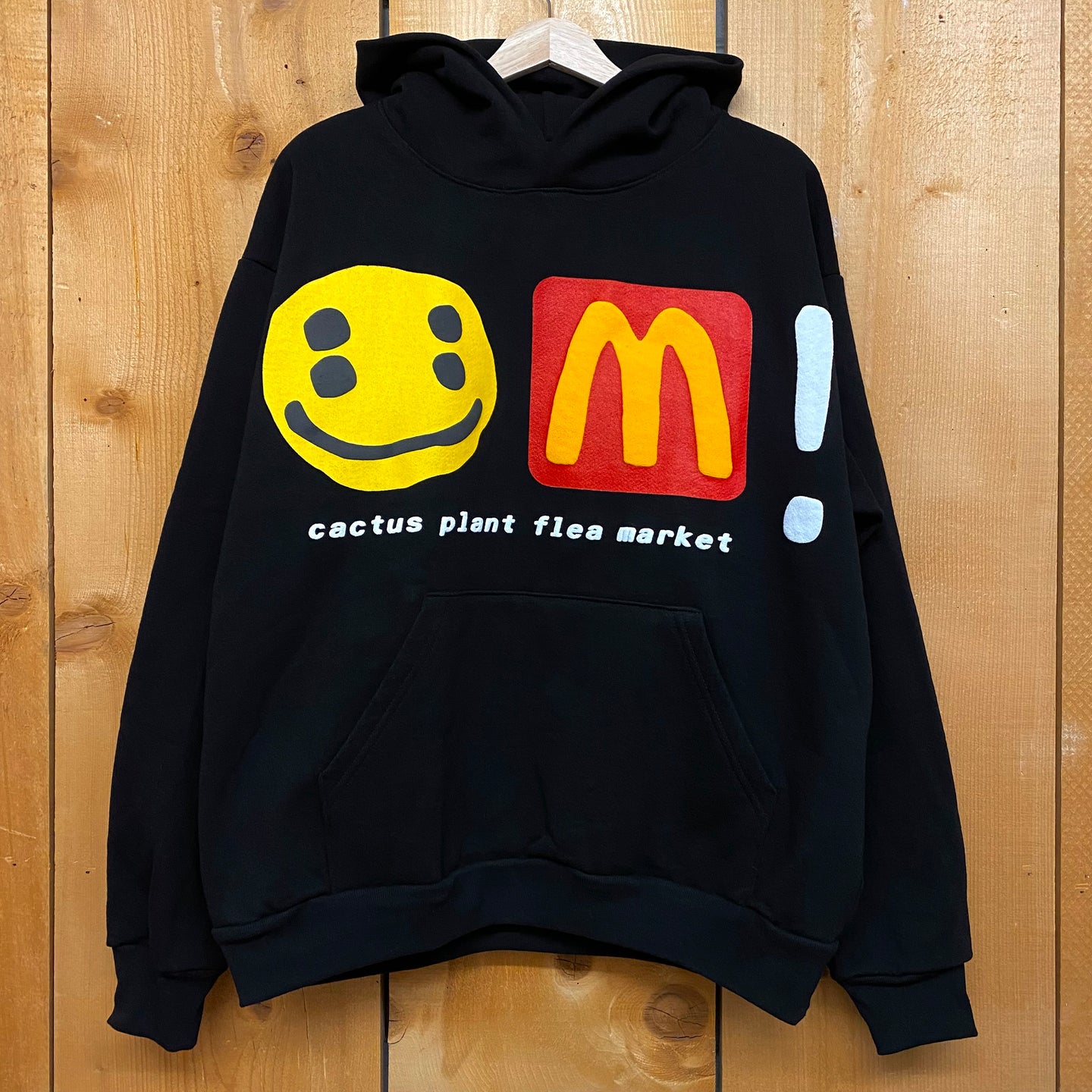 cactus plant flea market // mcdonald’s icons hoodie