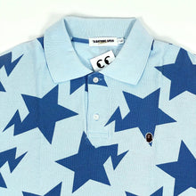 Load image into Gallery viewer, Bape Big Sta Pattern Apehead Pique Polo Shirt
