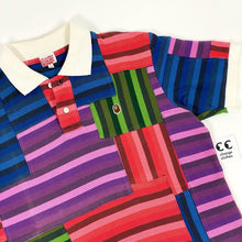 Load image into Gallery viewer, OG BAPE Patchwork Pique Apehead Polo Shirt 2006
