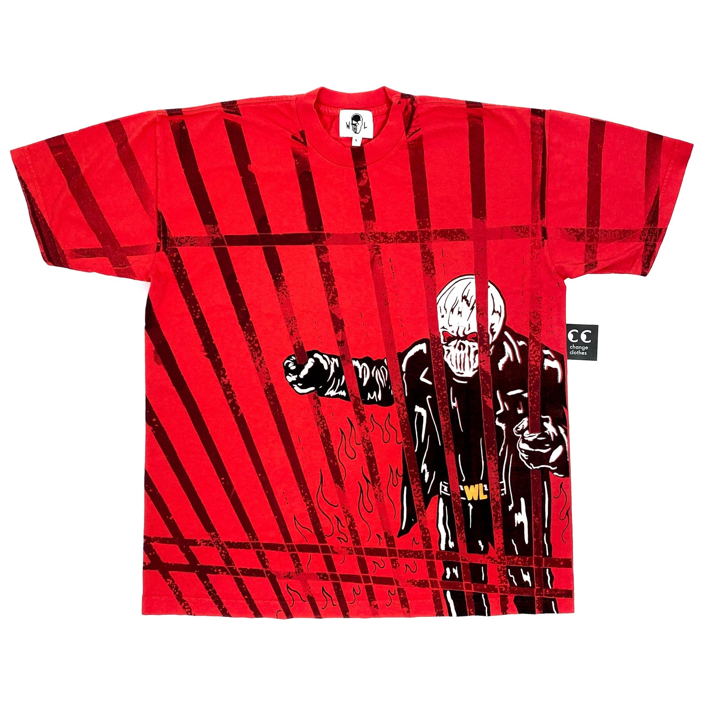 Warren Lotas Jail Allover Print Tee