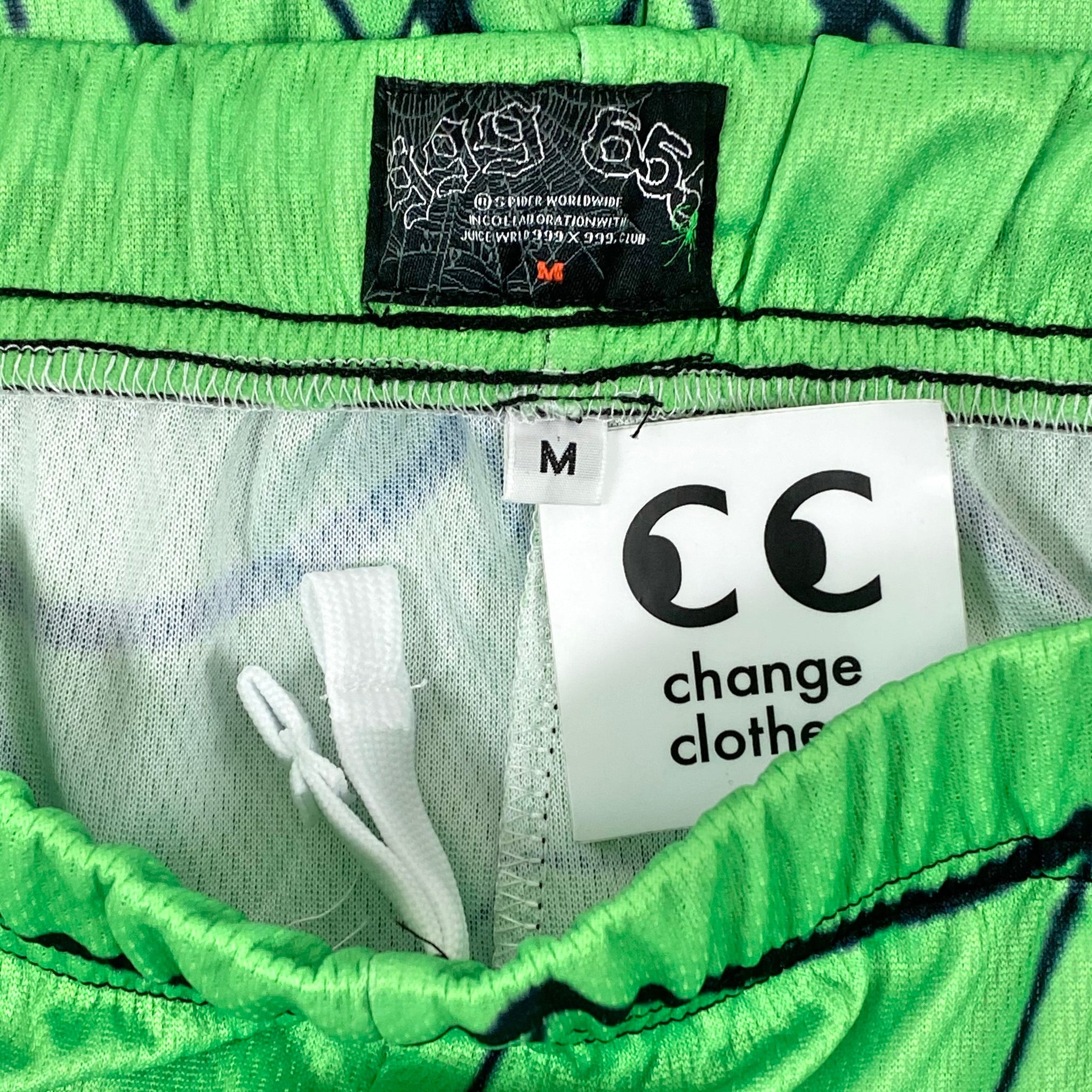 SPIDER WORLDWIDE x 999 Juice WRLD Young Thug Mesh Shorts – change