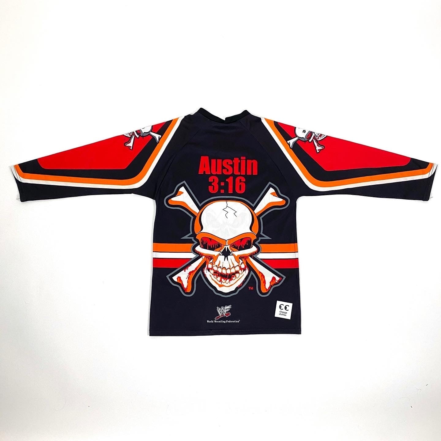 NEW VINTAGE 90s WWF STONE COLD STEVE AUSTIN 3:16 WRESTLING HOCKEY JERSEY  SIZE XL