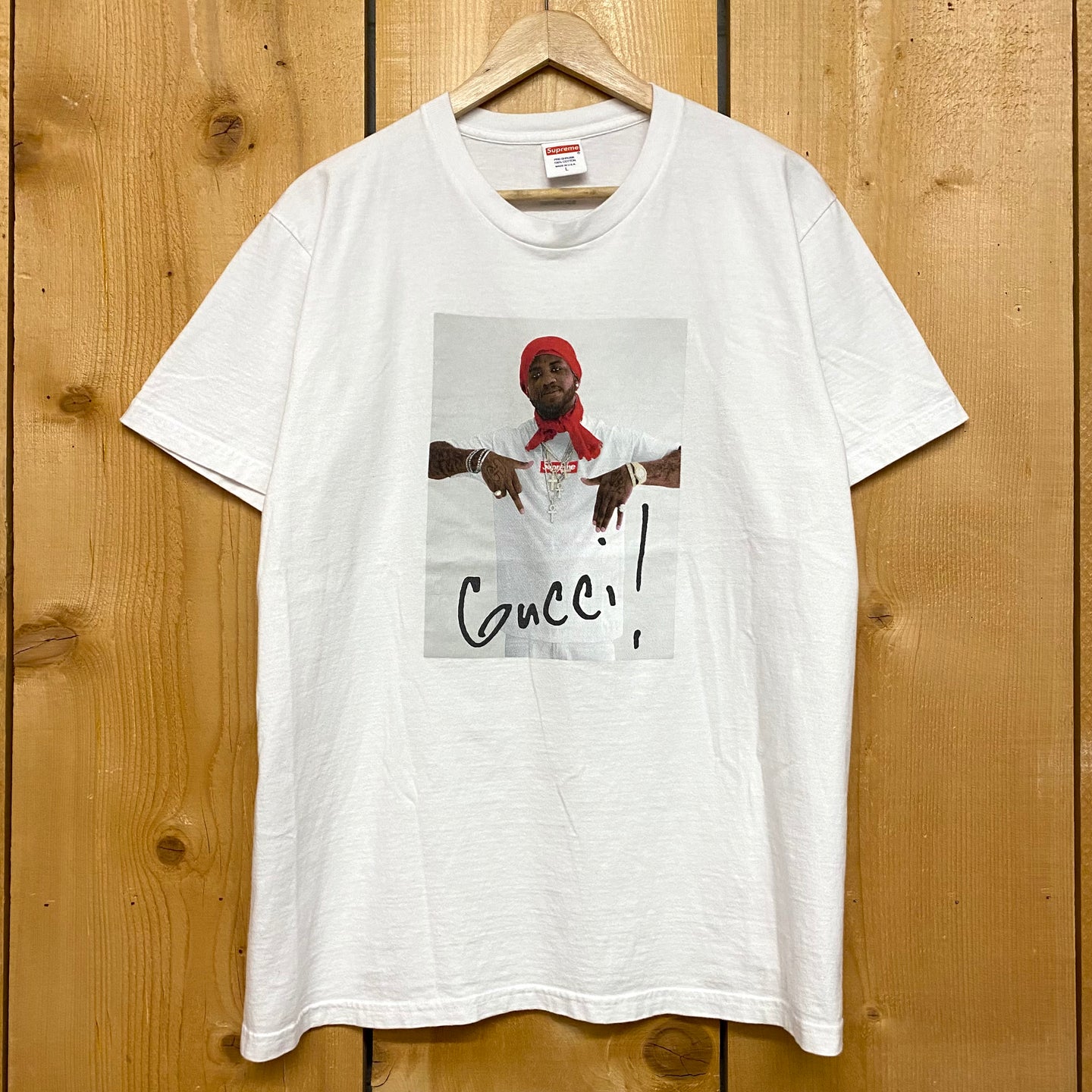 2016 supreme gucci mane photo tee