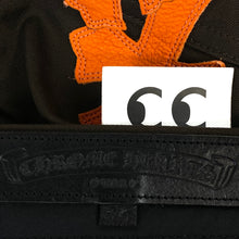 Load image into Gallery viewer, chrome hearts orange camo cross patch carpenter pants brown
