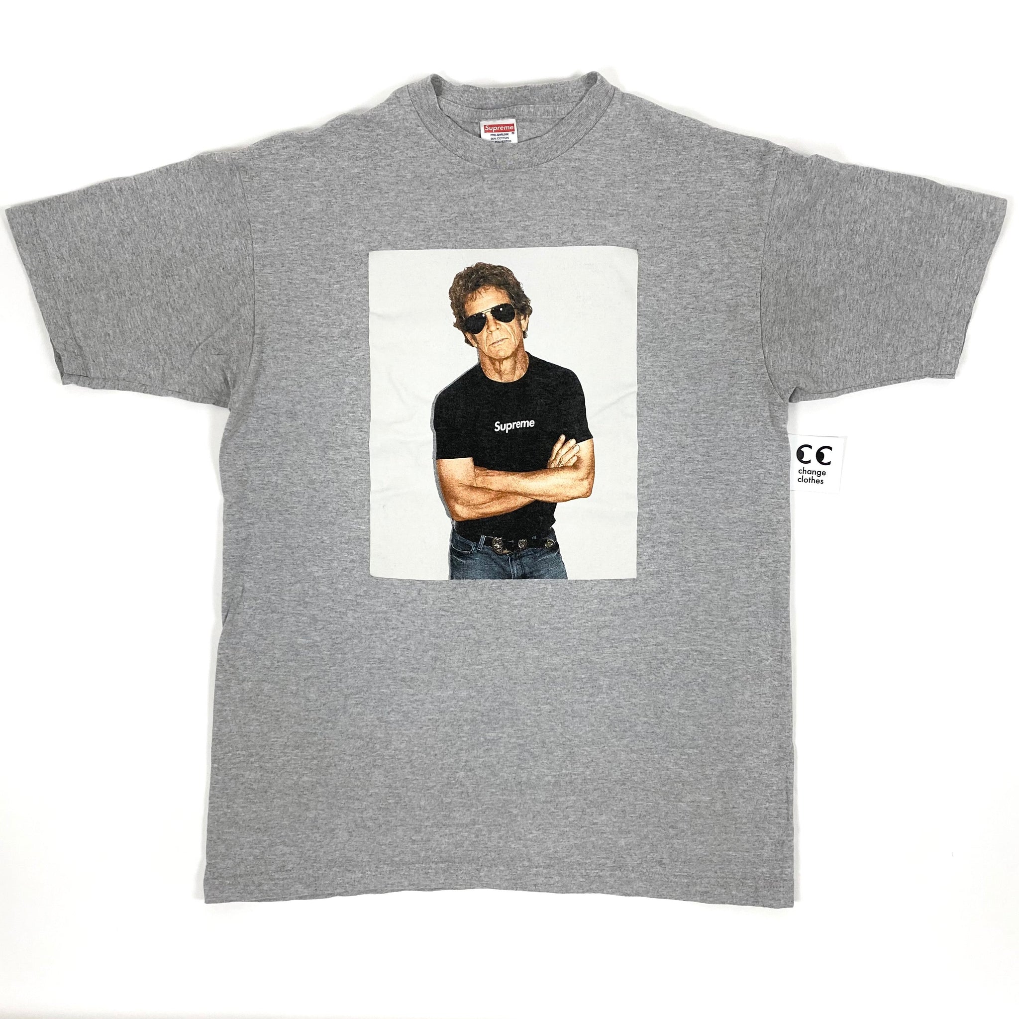 Supreme Lou Reed Photo Tee Shirt 2009 Velvet Underground – change 