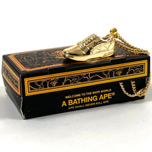 Load image into Gallery viewer, Bape Bapesta Mini Sneaker Gold Chain Necklace
