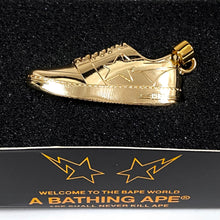 Load image into Gallery viewer, Bape Bapesta Mini Sneaker Gold Chain Necklace
