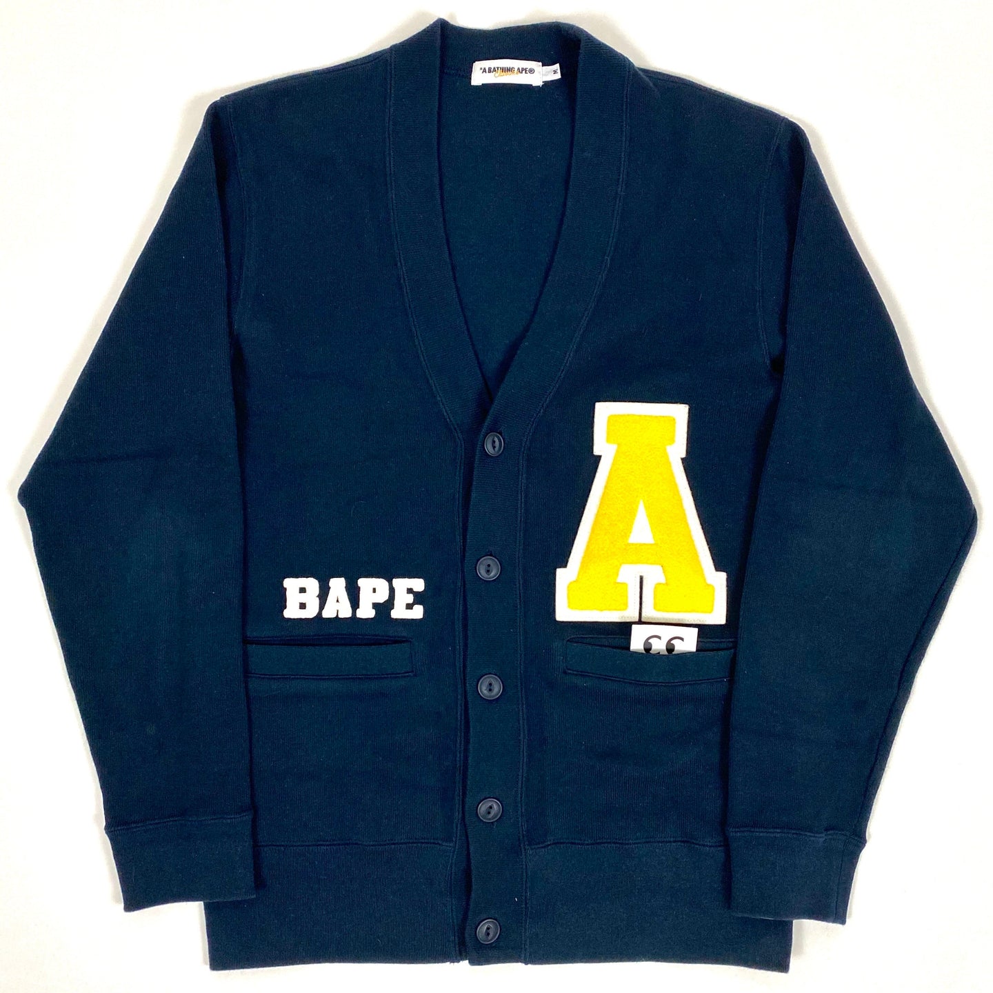 Bape Letter Sweat Cardigan