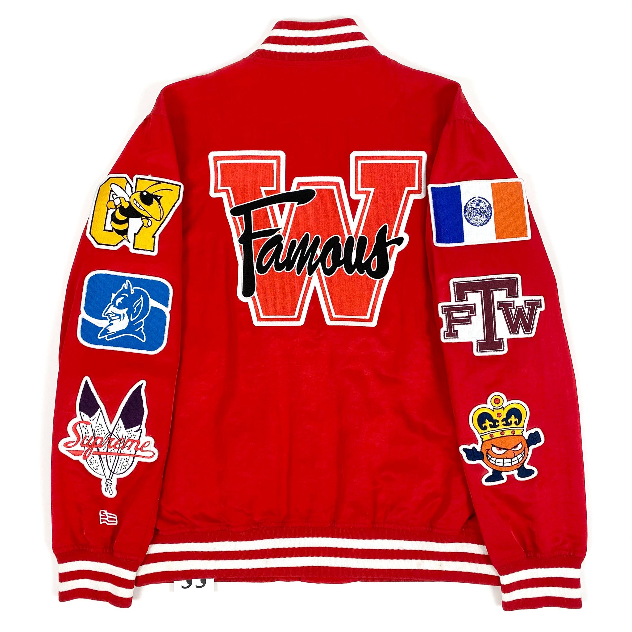 Supreme FTW “NCAA” Varsity Jacket – change clothes