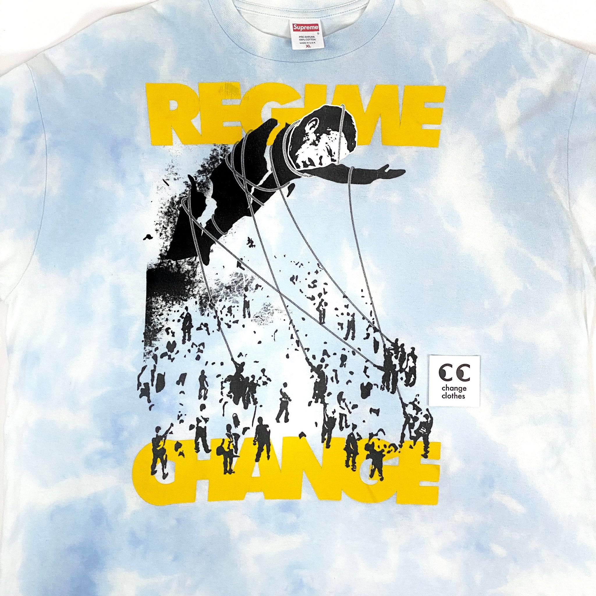 Supreme Regime Change Tee change clothes customs Dye