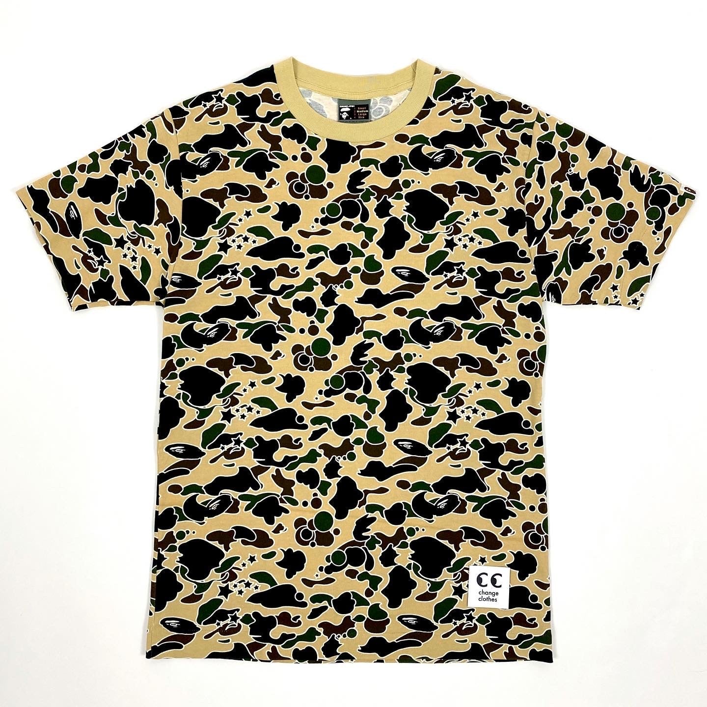 2001 Bape Psyche Camo Tee Shirt