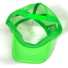 Load image into Gallery viewer, Sickö Born From Pain Workin Puking Trucker Hat Neon Green
