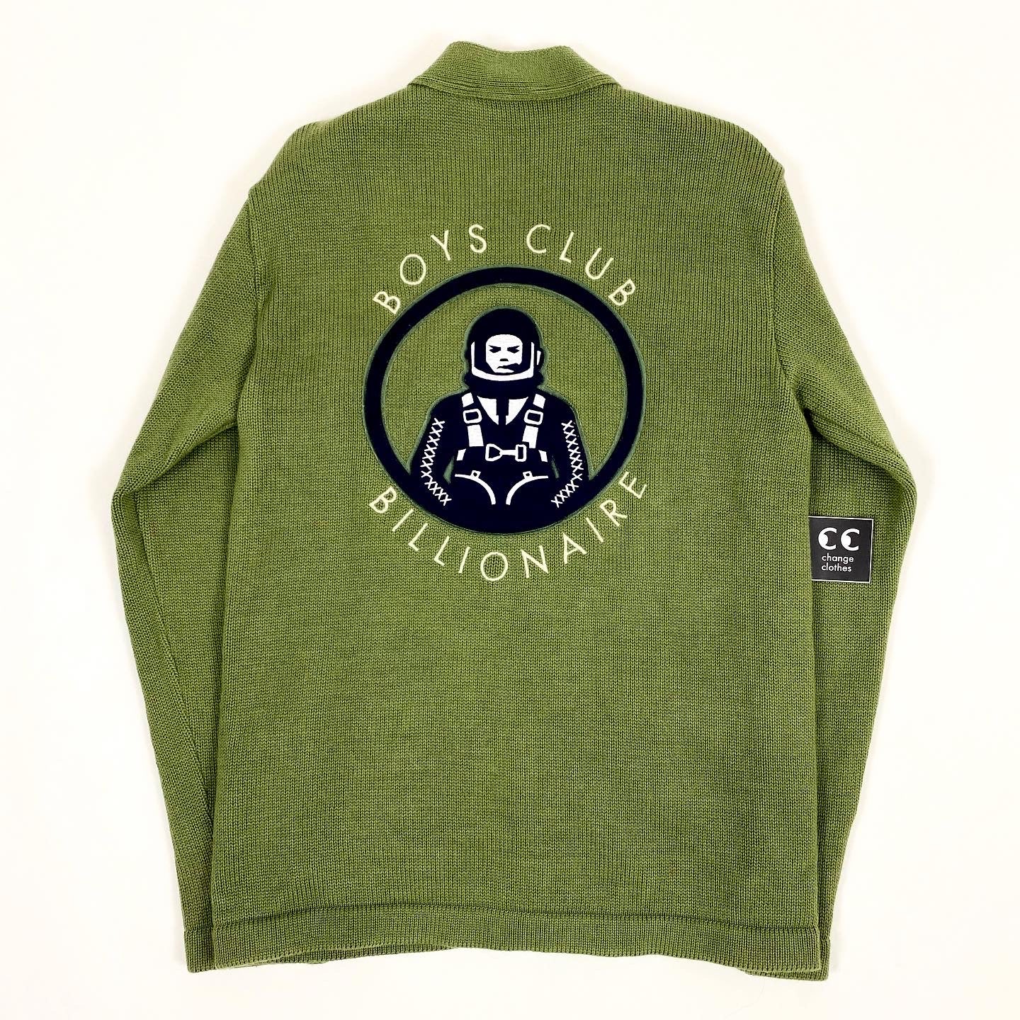 Billionaire Boys Club Astronaut Knit Cardigan Olive