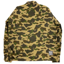 Load image into Gallery viewer, Bape 1st Camo Military Button Up Shirt ASNKA 2006
