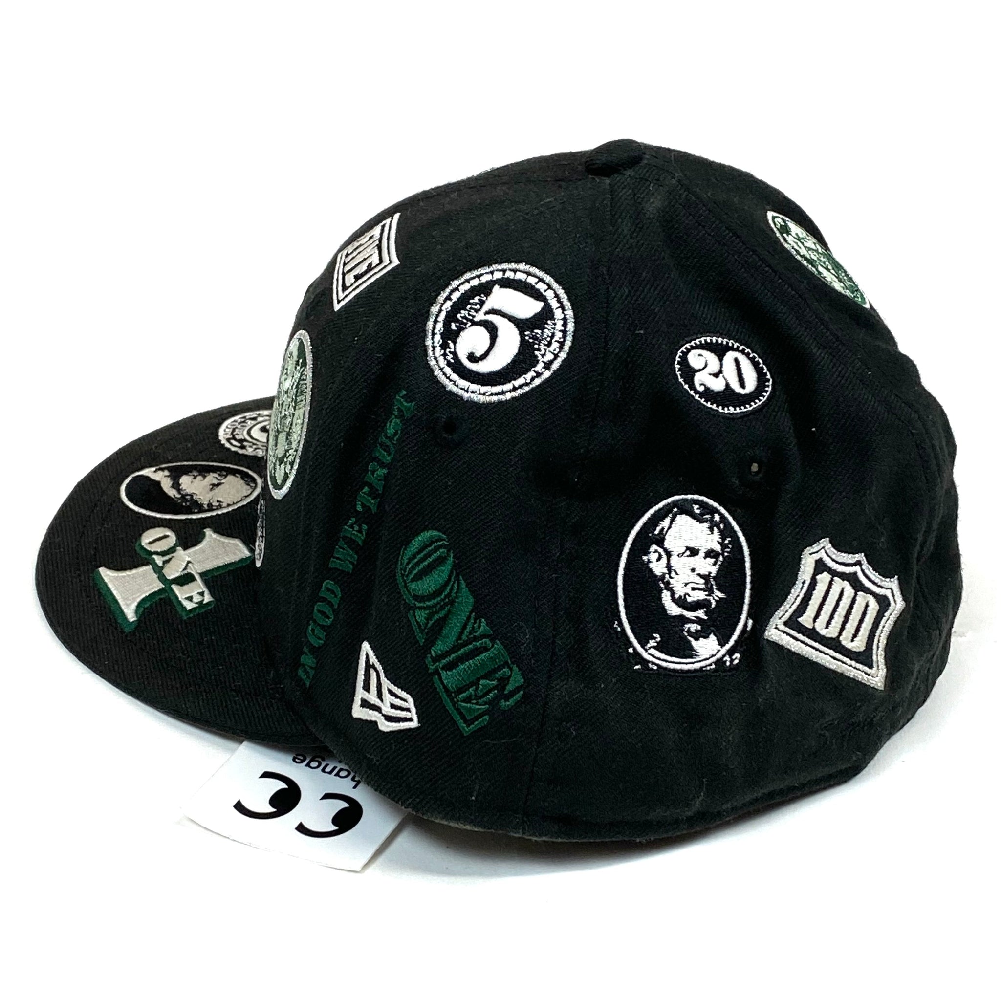 supreme get money new era 59fifty size 7 5/8 2005 – change clothes