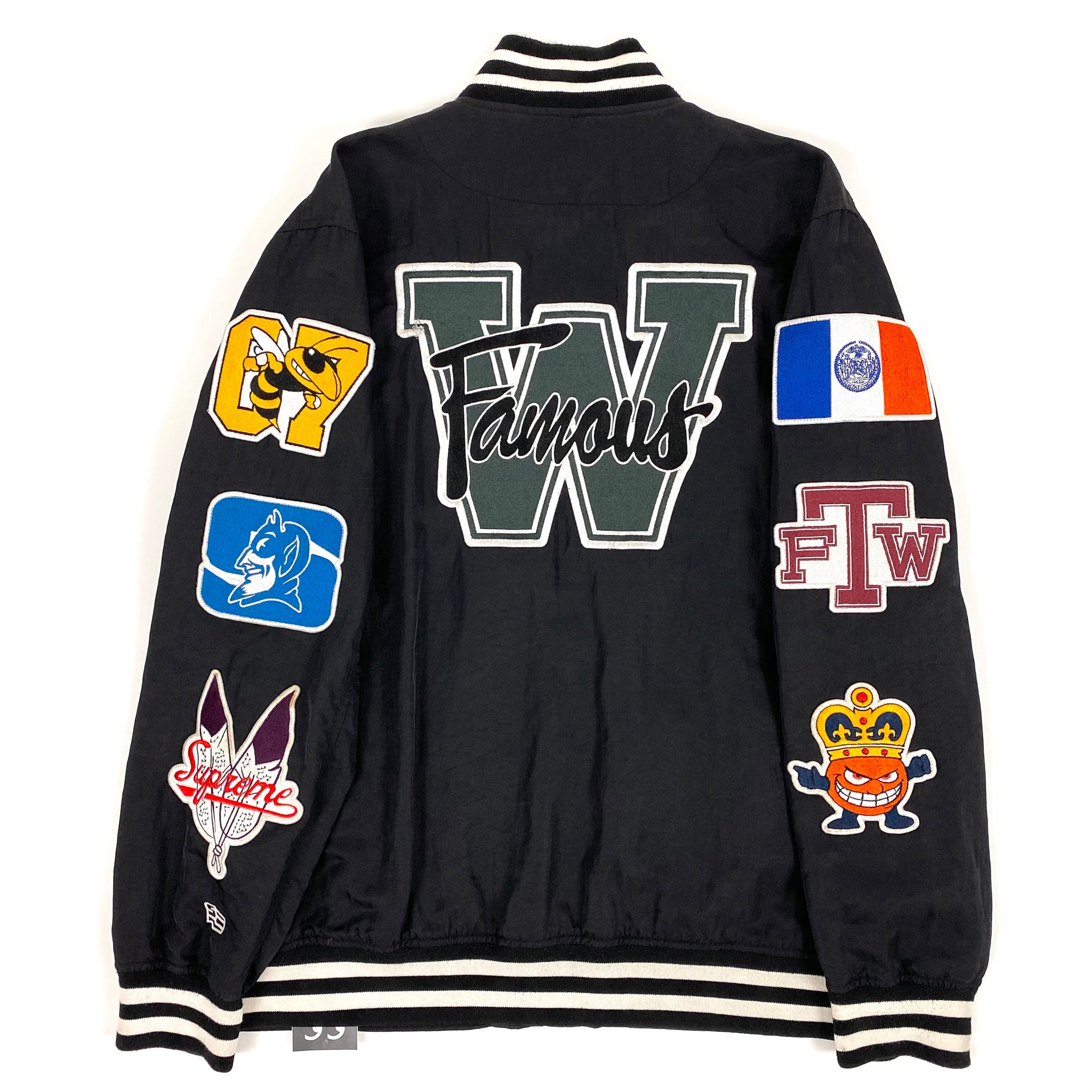 Supreme FTW “NCAA” Varsity Jacket – change clothes