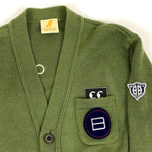 Load image into Gallery viewer, Billionaire Boys Club Astronaut Knit Cardigan Olive
