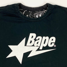 Load image into Gallery viewer, Bape Neon Camo Reversible Sta Logo Tee Shirt Black 2006
