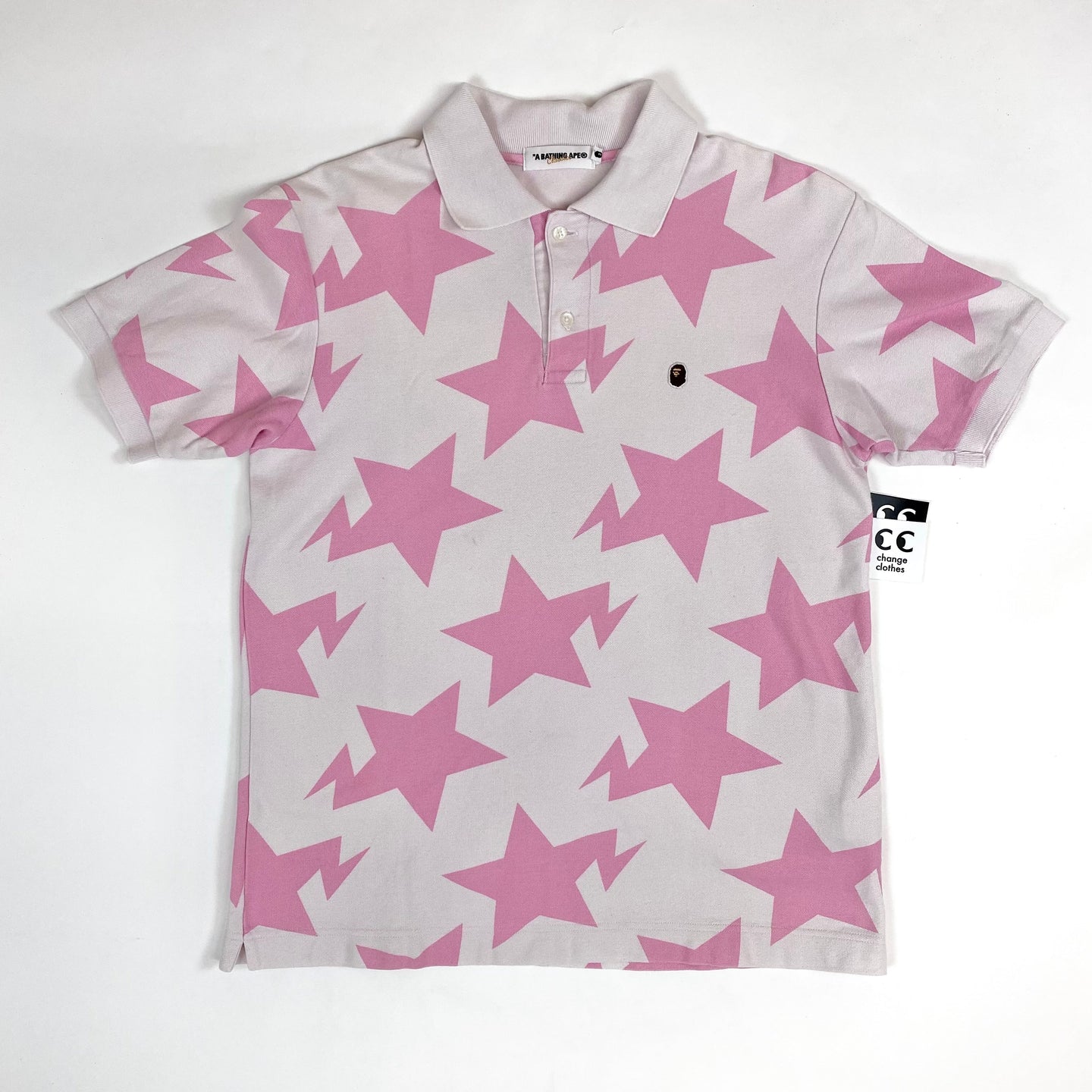 Bape Sta Allover Print Polo Shirt 2007