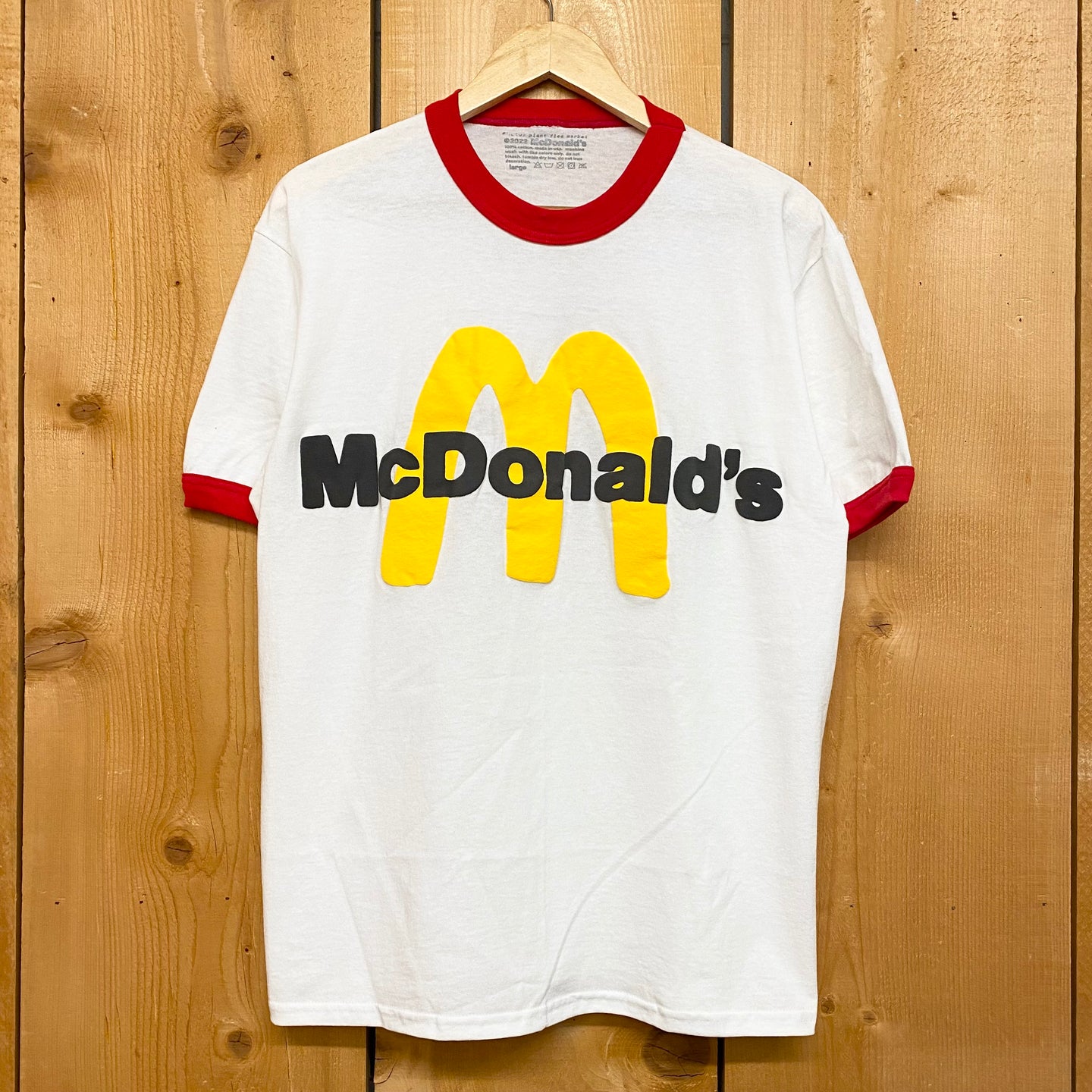 2022 cactus plant flea market // mcdonald’s cactus buddy uniform ringer tee