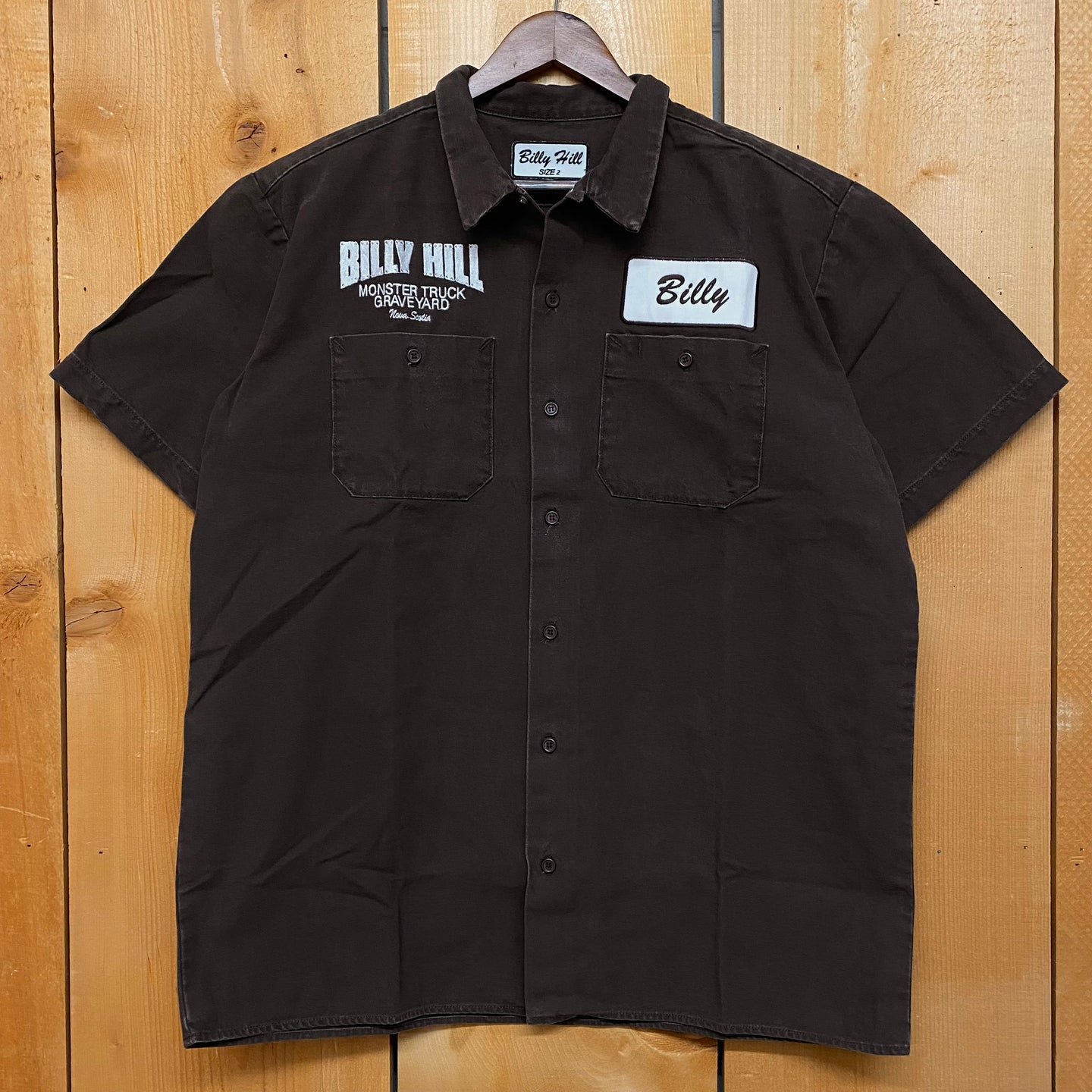 billy hill mechanics shirt brown