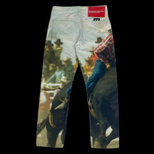 Load image into Gallery viewer, raf simons // calvin klein rodeo print denim jeans
