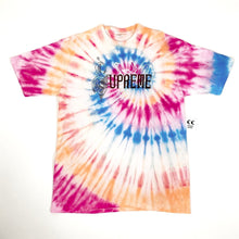 Load image into Gallery viewer, Supreme Swan Song Tee change clothes customs Tie Dye Led Zeppelin
