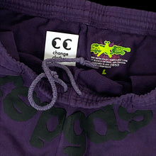 Load image into Gallery viewer, 2023 spider worldwide classic sweatpants purple
