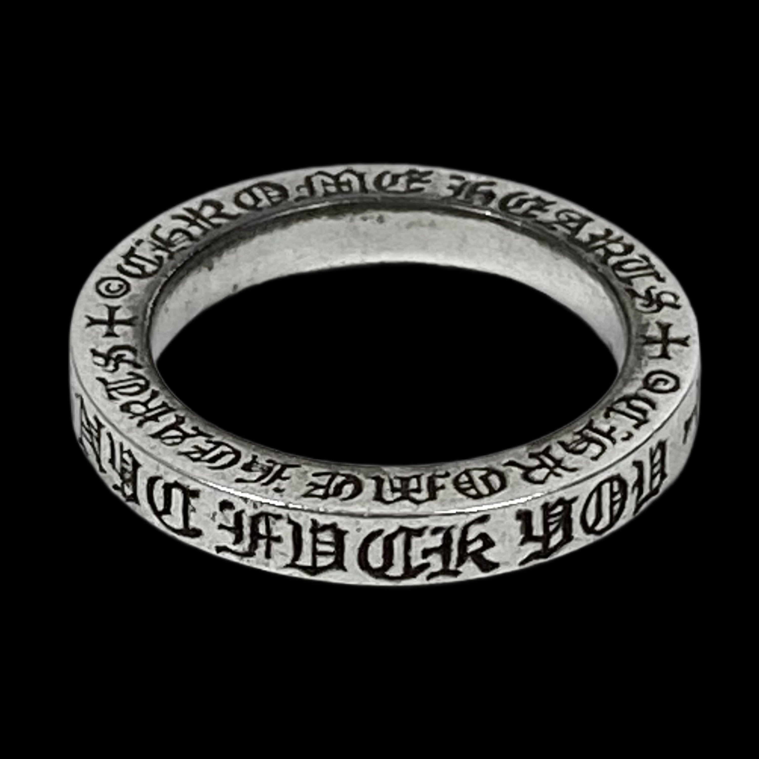 アクセサリー Chrome Hearts Spacer Ring 3mm FUCK YOU IMG_2956_1200x1200.jpg?v=