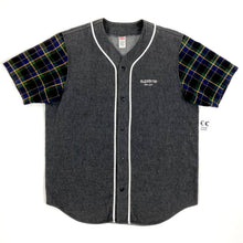 Load image into Gallery viewer, 2014 supreme denim flannel baseball top
