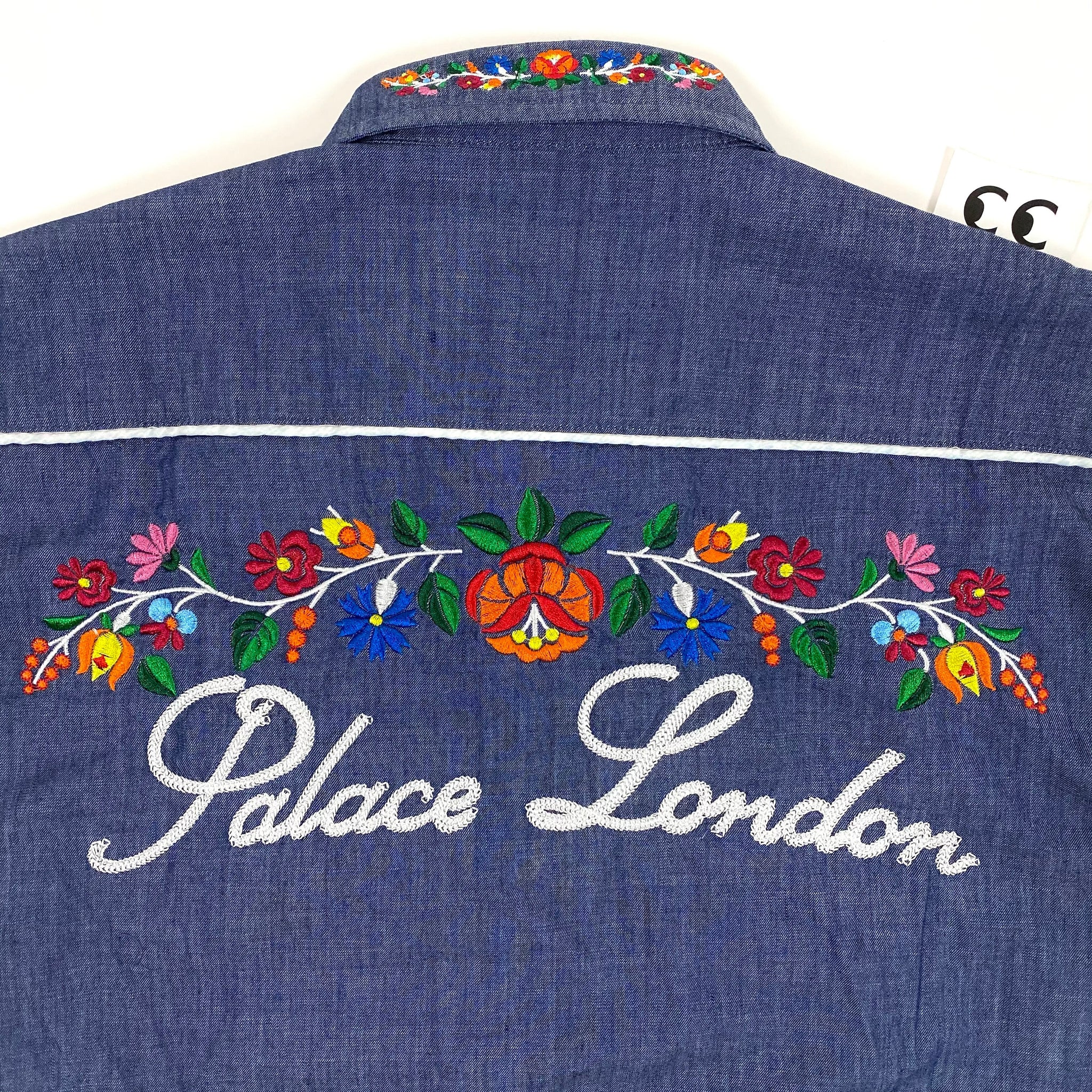 Palace Ye Ha(M) Denim Western Button Down Shirt – change clothes