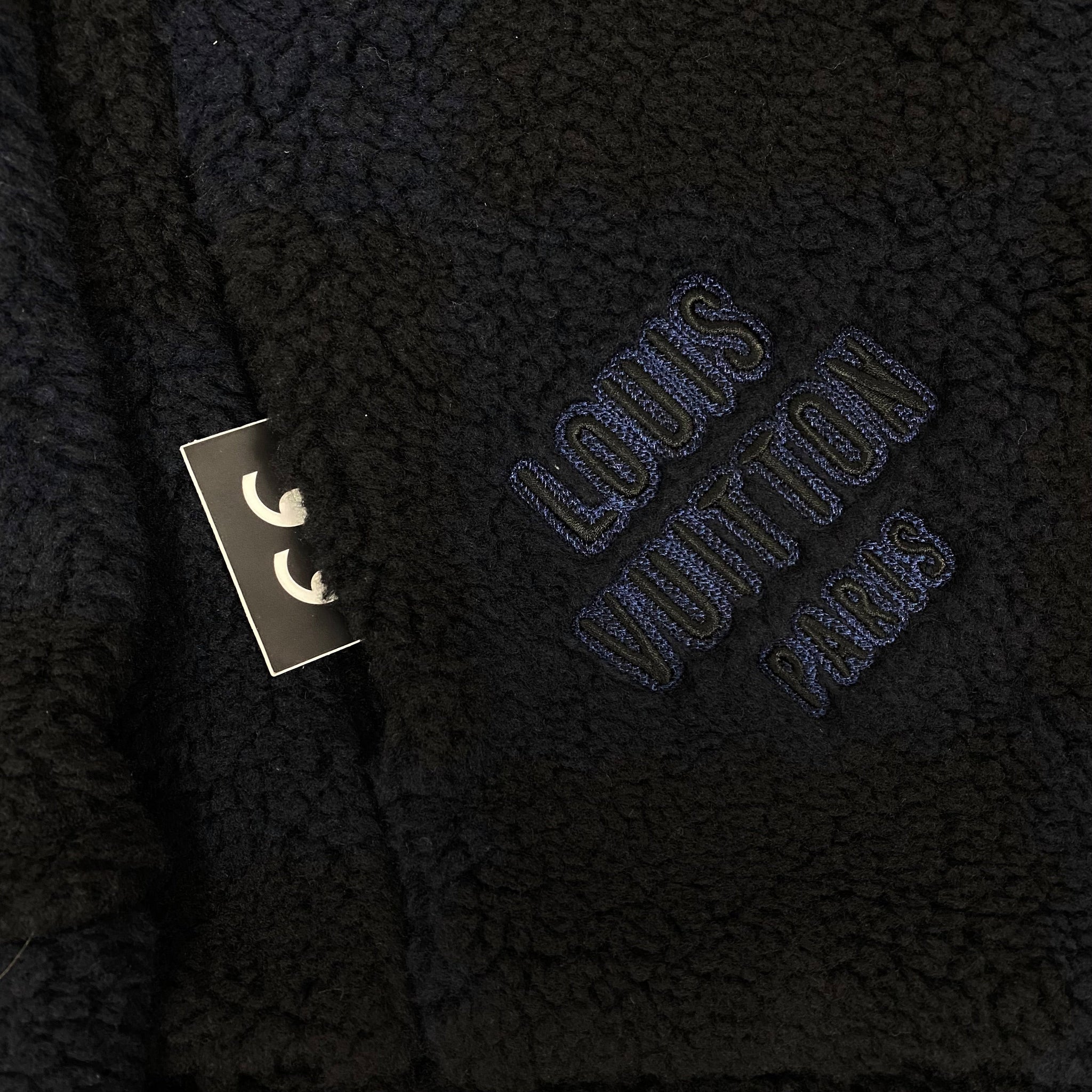 Louis Vuitton x Nigo Jacquared Damier Fleece Blouson Dark Ocean