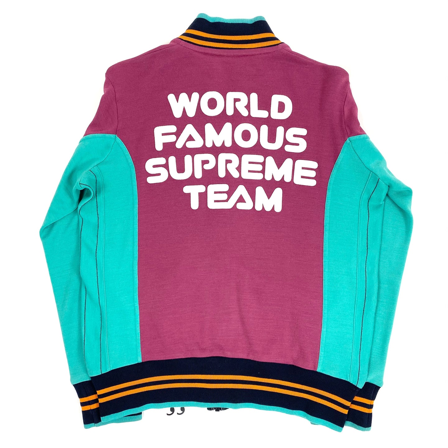 2007 Supreme // FILA Tennis Jacket Teal Purple