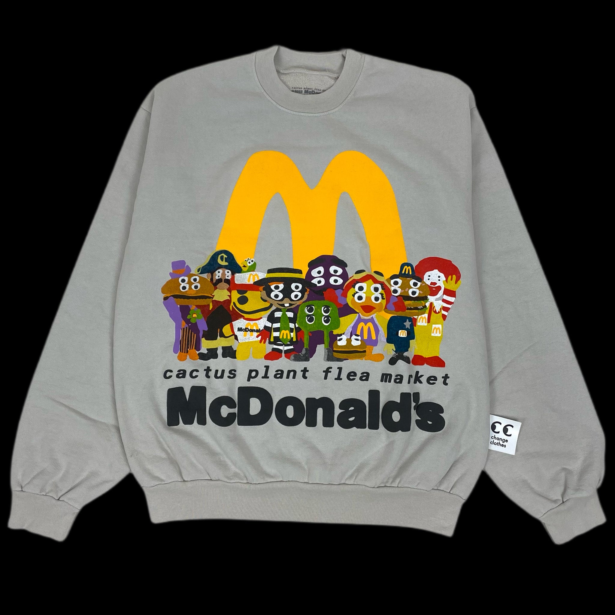 【希少XL】CPFM×マクドナルド スウェット BTS CACTUS USA製 希少XL】CPFM×マクドナルド スウェット BTS CACTUS USA製 MCDONALDS -