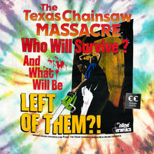 Load image into Gallery viewer, Online Ceramics Texas Chainsaw Massacre Who Will Survive Tee
