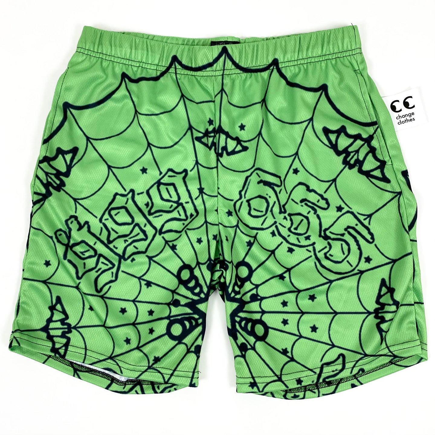 SPIDER WORLDWIDE x 999 Juice WRLD Young Thug Mesh Shorts